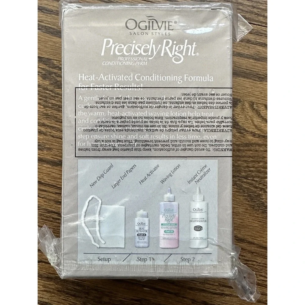 Ogilvie Salon Styles Precisely Right Professional Conditioning Perm Kit Normal
